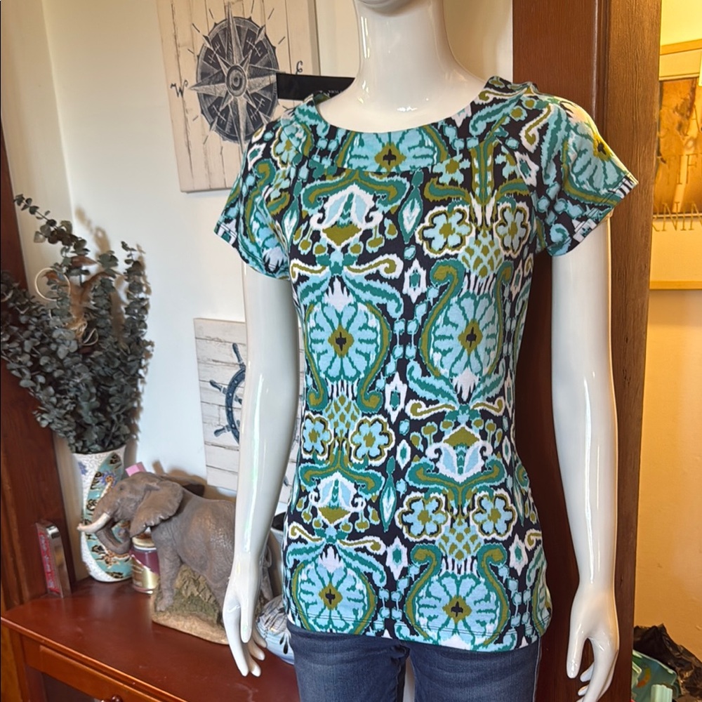 NWT jones NY size small Floral Patterned Women's Top